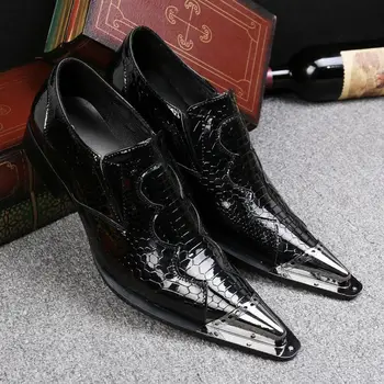 

Erkek Ayakkab British Style Men Casual Leather Shoes Korean Style Pointed Toe Fashion Shoes Man Genuine Leather Loafers Slip-on