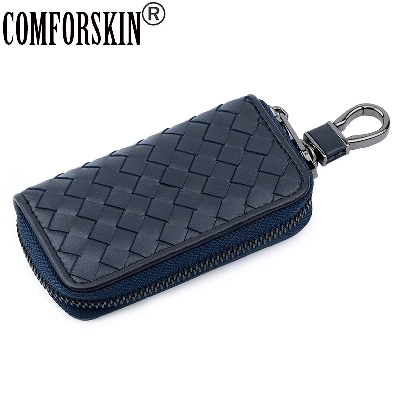 COMFORSKIN Роскошные 100% Чехлы для ключей из овечьей кожи 2020 унисекс