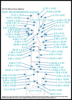 

2019 Moomba Makai Swim Step & Cockpit Pad Boat EVA Teak Decking 1/4" 6mm