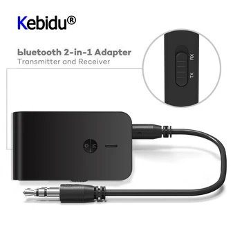

2 In 1 Bluetooth Transmitter Receiver BT-6 Bluetooth 5.0 Adapter With Micro Support Hands-free For TV Headphone PC Audio Speaker