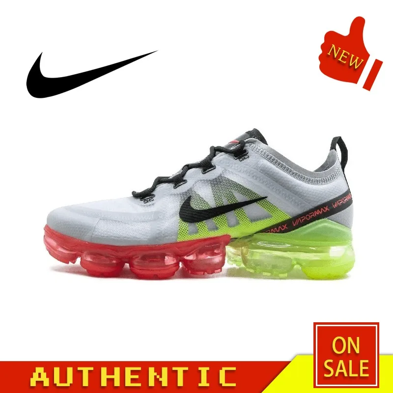 

Original Authentic NIKE Air VaporMax Men's Running Shoes Breathable Support Sports Comfort 2019 New Listing AR6631-001