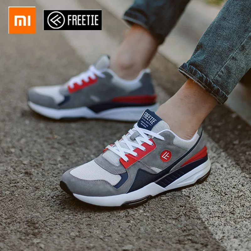 Дешево Оригинальная дышащая подушка Xiaomi mijia FREETIE 90 Sneakerss для бега, амортизирующая подошва для мужчин от Xiaomi Youpin
