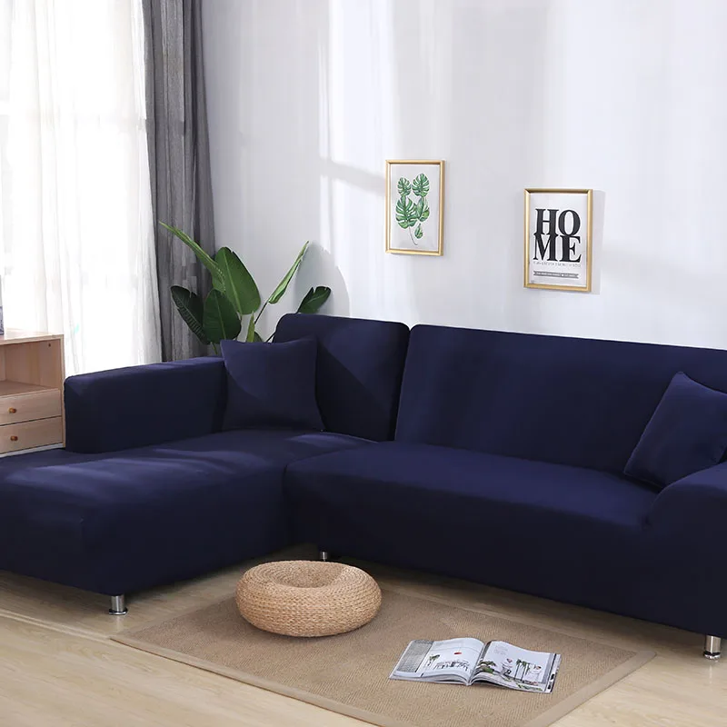 Серый цвет эластичный чехол для дивана Loveseat чехол для дивана для гостиной секционные диванные чехлы кресло, мебель