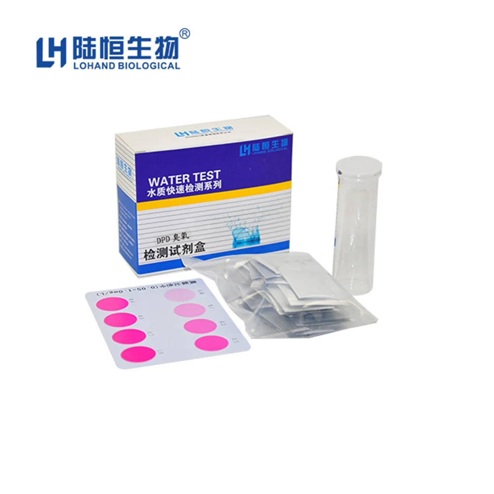 Ozone Detection Kit Ozone Rapid Detection Reagent Colorimetric Test Strip For Water Quality