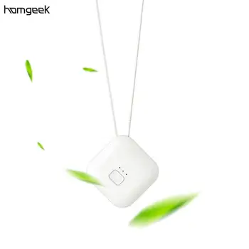 

Portable Air Purifier Neckwear Negative Ion Generator Smoke Eliminator Wearable Quiet Air Cleaner USB Personal Air Freshener