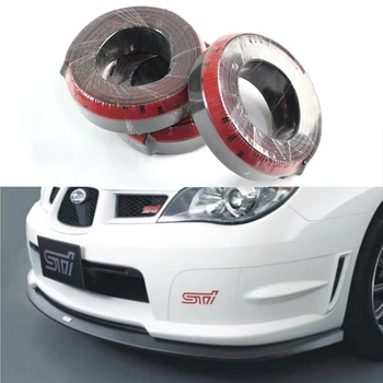 

For Abarth AC ACURA Advance Mixer Front Bumper Lip Skirt Protector Car Scratch Proof Adhesive Strip Rubber Bumpers