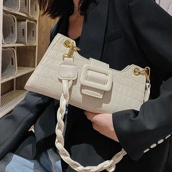 

Brand new fashion design armpit shoulder bag popular handbags embossed crocodile pattern retro simplicity Messenger Bag Z55