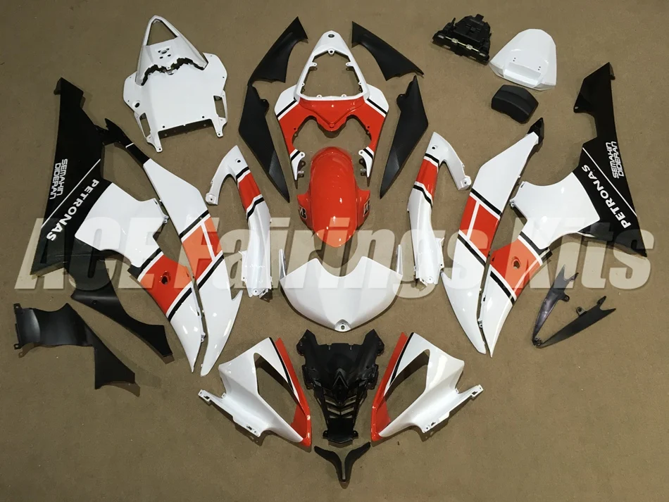 ABS полный обтекатель наборы, пригодный для YAMAHA YZF-R6 2006 2007 обтекатели комплект YZF1000 YZF R6 06 07 части литья под давлением красный черный белый