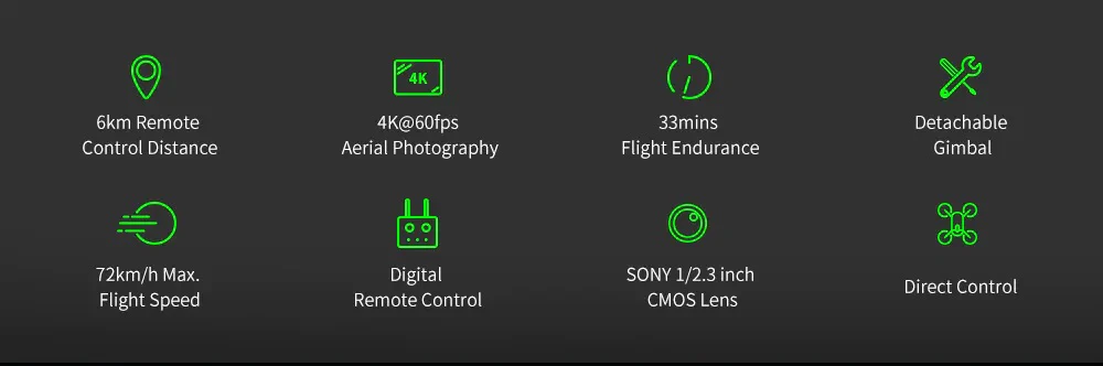 Hubsan Zino 2 ППО 2,0 gps 6 км с видом от первого лица 4K-60fps UHD Камера 3-осевому гидростабилизатору RC Дрон Квадрокоптер RTF 33 минут полета 3800 мА/ч, Батарея