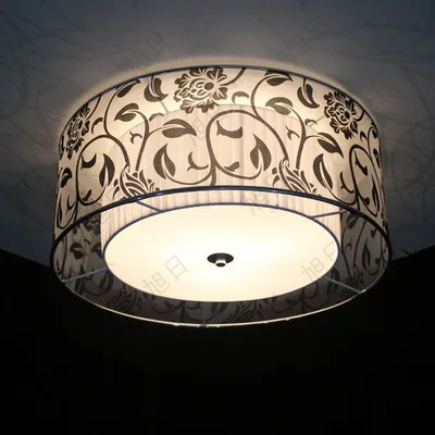 

Lamparas De Techo Colgante Led Ceiling Light New Arrival Romantic Wavy Light Fabric Color Ceiling Dia 500*h200mm Free Shipping