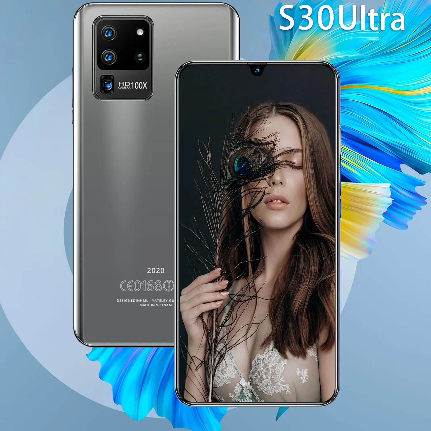 Global Version S30Ultra 2GB+16GB Cell Phones 6.3Inch Full Screen Mobile Phone 5600mAh 5+8MP Android Smartphones