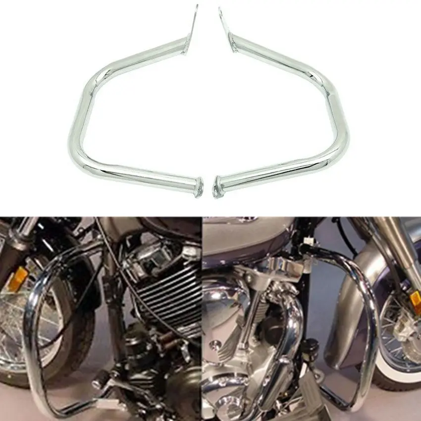 

For Yamaha Vstar 400/650 XVS650 Classic Custom 1997-2012 Chrome Engine Crash Bar Guard Protector