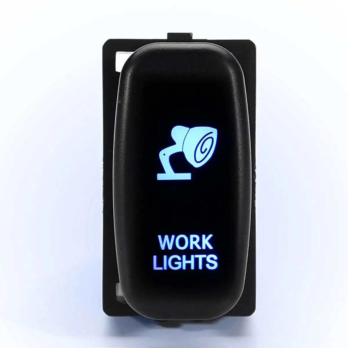 Work Lights 1 шт. 12 В красный/синий светодиодный световой бар точечный противотуманный задний световая кнопка включения переключатель Автомобильный светодиодный переключатель для Mitsubishi Pajero Trition envior - Цвет: Work Lights