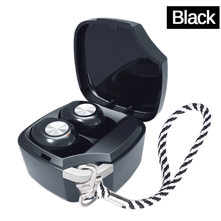 A8 TWS Bluetooth Wireless Earphone 5.0 Touch Control Earbuds Waterproof Stereo Music Headset 400mAh Power Bank for Smartphones - Цвет: A8 Black