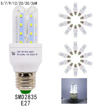 

Led Corn Bulb Home Lighting E27 12W 20W 30W 36W Energy Saving Light Ampoule Led Corn Bulb Lamp E27 5W 7W 9W SMD2835 220V Lamp
