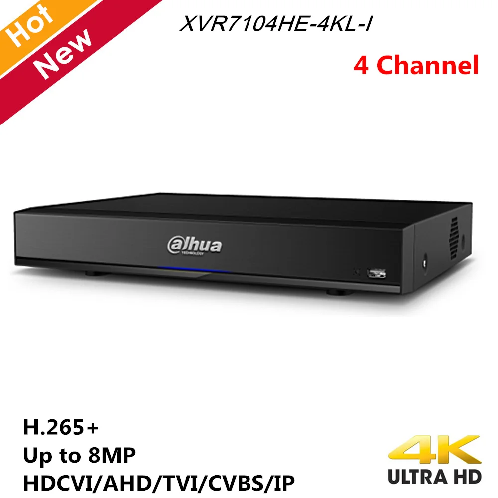 4 канальный видеорегистратор Dahua 4K цифровой двухпотоковый мини 1U H.265 +
