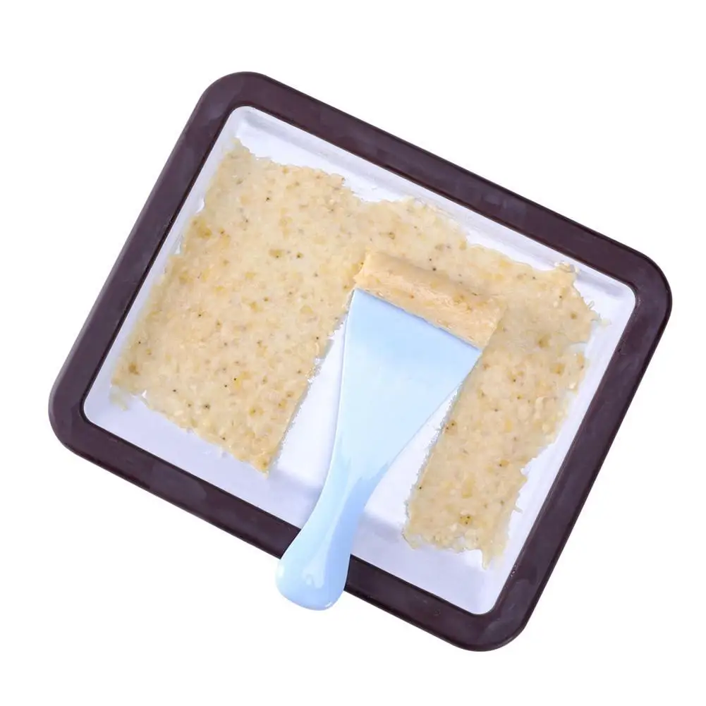 

Rolled Ice Cream Maker, Rectangle Ice Cream Maker With 2 Spatulas For Healthy Homemade Rolled Ice Cream