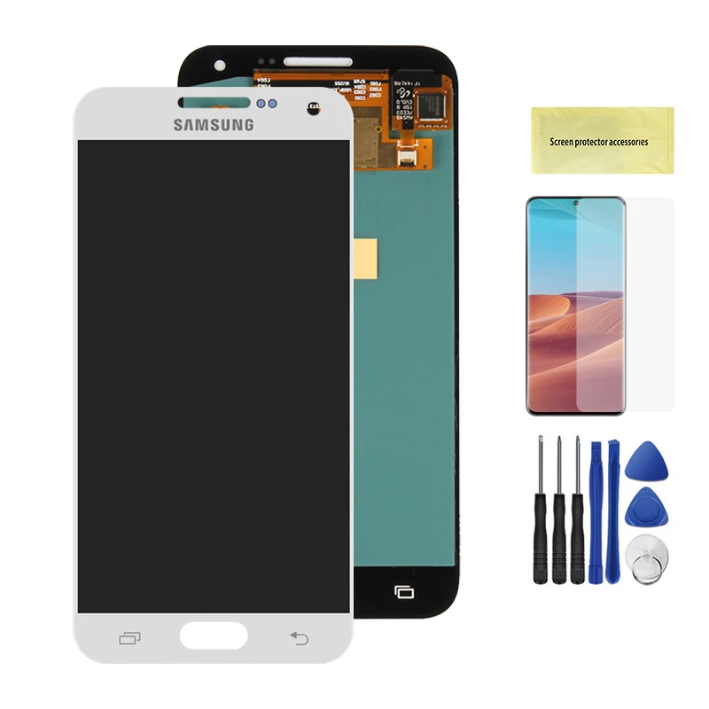 the best screen for lcd phone black Super AMOLED For Samsung Galaxy E5 LCD Display SamsungE5 LCD Touch Screen Digitizer Assembly Replacement E500 E500F E500H E500M the best screen for lcd phones android Phone LCDs