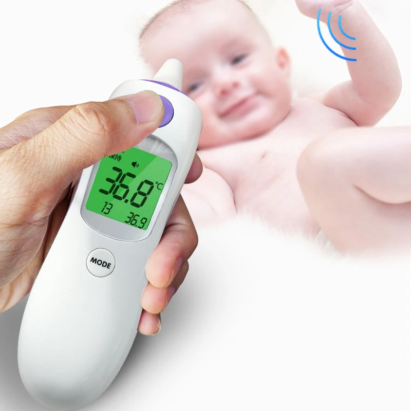 

Portable Non-contact Infrared Thermometer 1S Instant Measure Body Thermometer Infrared LCD Digital Thermometer for Baby Adults
