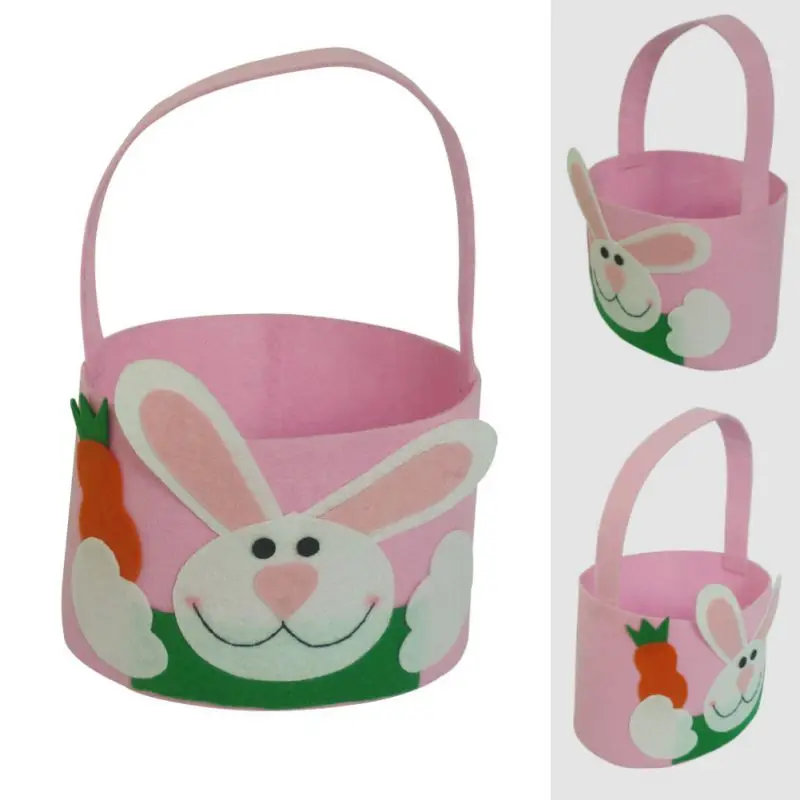 Best Easter Rabbit Candy Storage Bag Gift Present Holder Treat Bags Sweet Decoration Party Bag Wedding Cookie Gift Tote Pocket