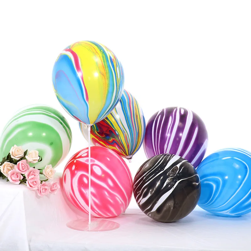

Colorful Agate Balloons, Wedding Decoration, Happy Birthday Party, Festival Arrangement, Baby Shower, Art Balloon, 12" Balloon