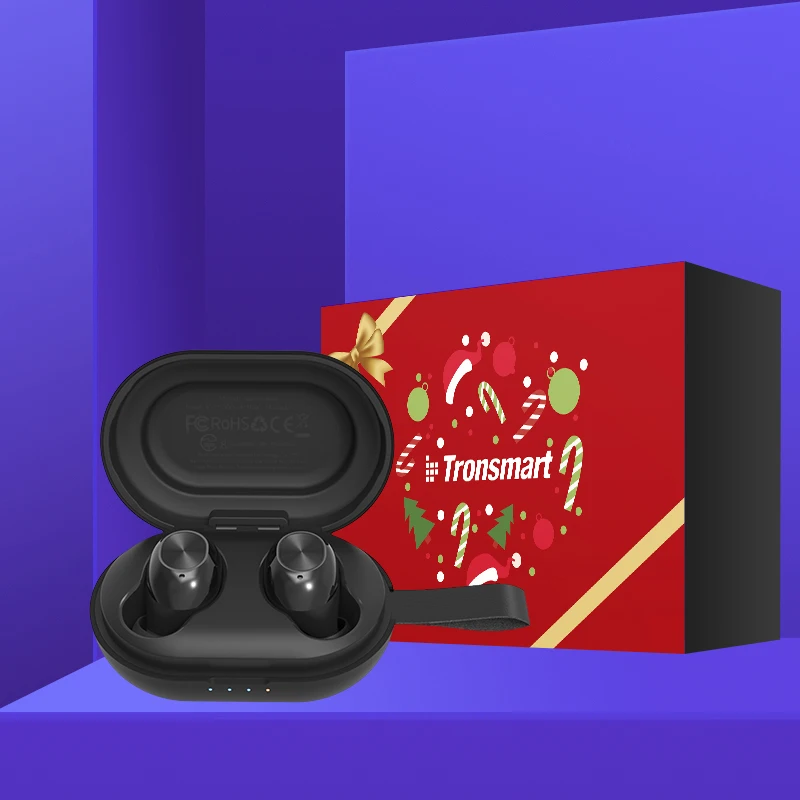 Tronsmart Spunky Beat наушники-вкладыши TWS Bluetooth наушники QualcommChip APTX Беспроводной наушники с отслеживанием объема работы Управление, голосовой помощник, 24 часов проигрывания