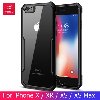 

For Apple Iphone X XS XR Max Case Clear Soft Transparent Airbag Protection Case Airbag Bumper Design Shookproof Business Xundd
