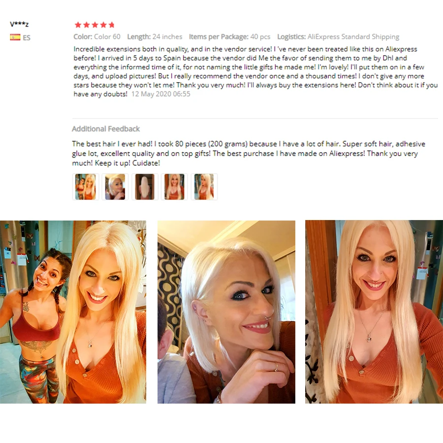 ShowCoco ленты для наращивания волос человеческие волосы машинное изготовление