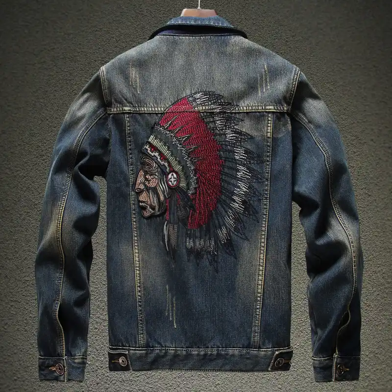 plus size lined denim jacket