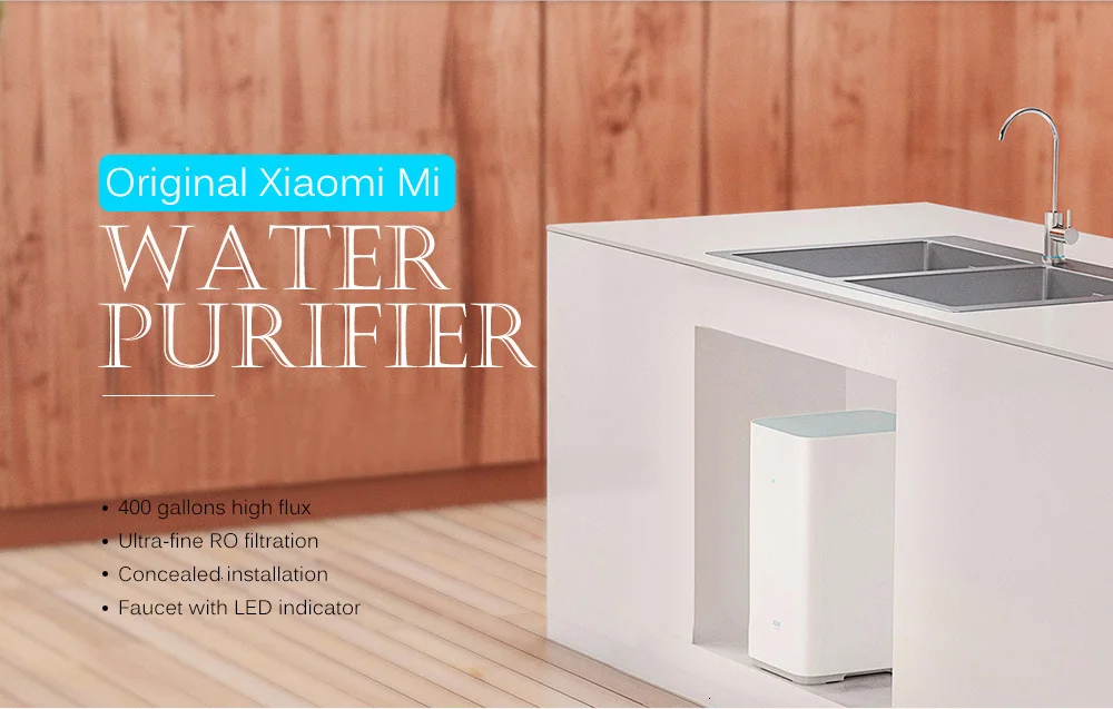 Xiaomi Mi очиститель воды полив фильтры поддержка RO технология очистки Wi-Fi приложение управление воды машина Горячая