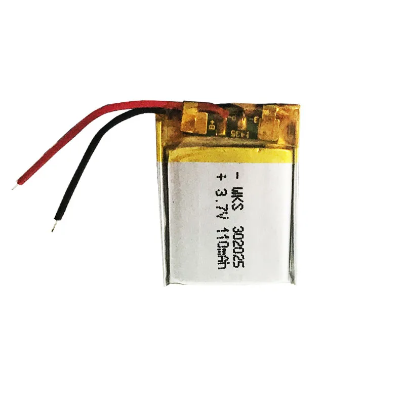 110mAh 3 7 V 20*25*3mm 302025 литиевая полимерная аккумуляторная батарея для PSP DVD шагомер