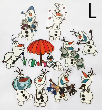 

100sheets/lot Elsa Princess and Olaf stickers water proof pegatinas children dog sticker kids wholesale canister set
