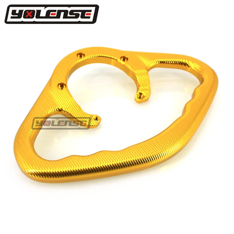 Gold Для HONDA CB600F CB600 CB900 Hornet CBR600RR CBR1000RR мотоциклетные пассажирские рукоятки рукоятка бак поручень ручки подлокотник - Цвет: Gold