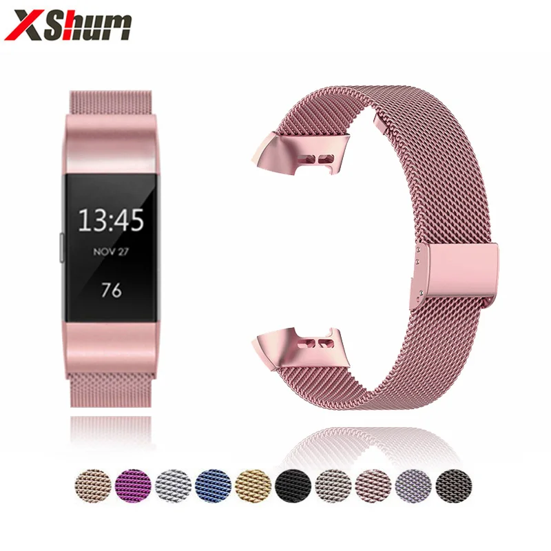 Band-Strap Bracelet 2-Band-Accessories Metal Fitbit-Charge Wacthband Smart-Fitbit 