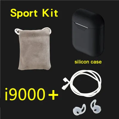 i9000 sport black I9000 наушники-вкладыши TWS с оригинальной в ушной датчик 1:1 1536U Беспроводной Зарядное устройство наушники Pro i500 наушники-вкладыши tws с pk i20 i30 i12 i10 i60 i80 i1000 i200 наушники-вкладыши tws - Цвет: i9000 sport black