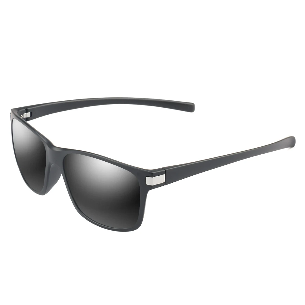 Поляризационные солнцезащитные очки для мужчин, ультралегкие TR90, винтажные мужские солнцезащитные очки, фирменный дизайн, для вождения, путешествий, солнцезащитные очки, UV400 - Цвет линз: C1