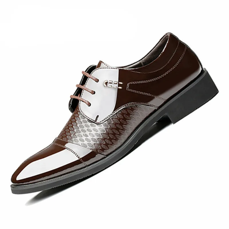 

2020 Summer New PU Leather Men'S Pointed, Business Dress Shoes. Men'S Singles. Comfortable Cool Leather Shoes Size44 Men Shoes