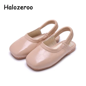 

Summer 2020 Kids Beach Sandals Children Pu Leather Princess Sandals Baby Girls Brand Sandals Toddler Fashion Dress Shoes Black