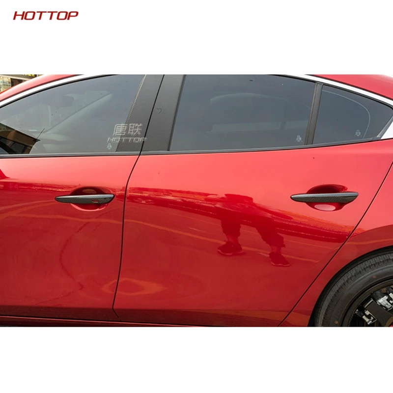 

for Mazda 3 Axela 2020 Door handle cover Carbon fiber
