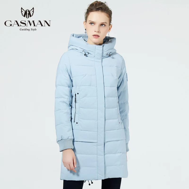 Kopen Gasman 2019 Jas Down Winter Vrouwen Hooded Warme Parka Jas Hight Kwaliteit Vrouwelijke Nieuwe Winter Collectie Winddicht Jas