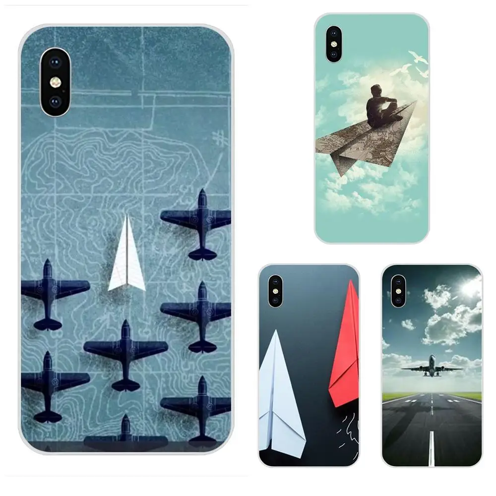 For Xiaomi Redmi Note 2 3 3S 4 4A 4X 5 5A 6 6A Pro Plus New Personalized Print Mobile Phone Shell Simple Dream Paper Airplane | Мобильные