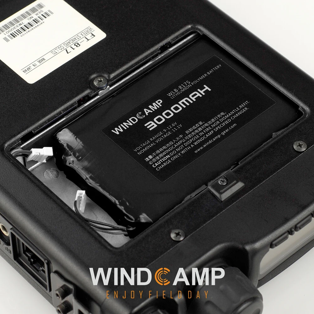 3000mAh литий-полимерный аккумулятор+ зарядное устройство+ крышка аккумулятора для Yaesu FT-817 FT-818ND FT-817ND