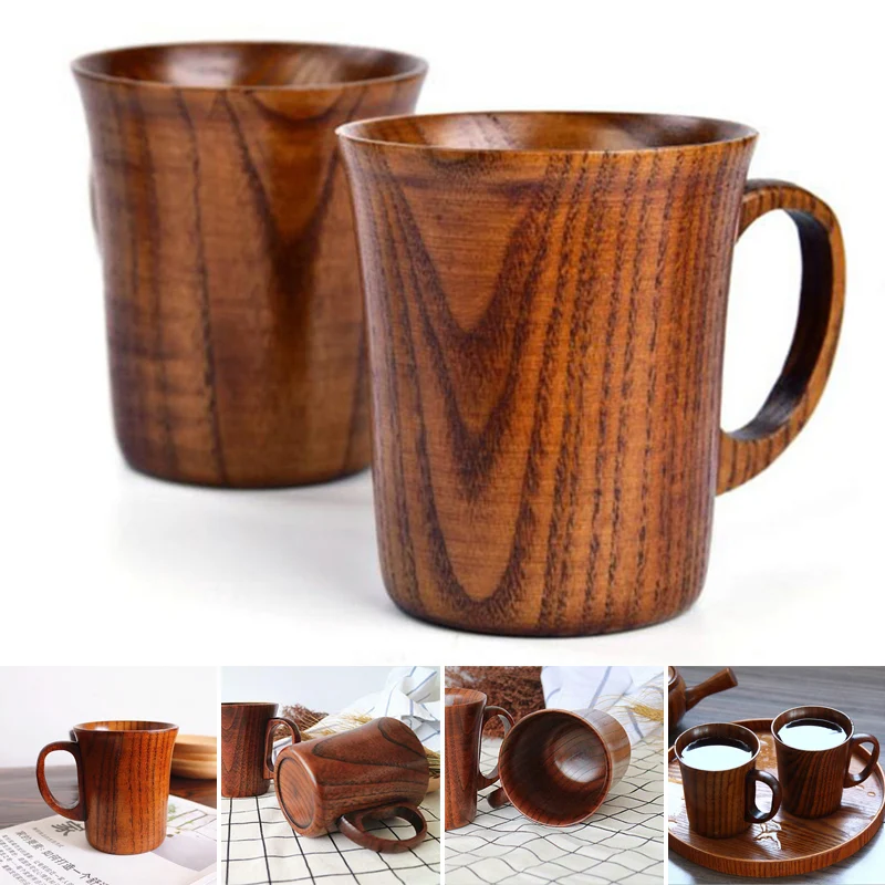 Твердая кружка Jujube деревянные кофейные пивные кружки деревянная чашка ручной работы чайная чашка с ручкой K888