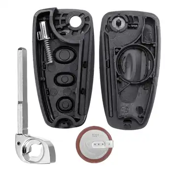 

Hot 2pcs 3 Buttons Car key Remote Folding Flip Key Case Fob with VL2020 Battery For Ford Transit 2006-2018 For Focus For Mondeo