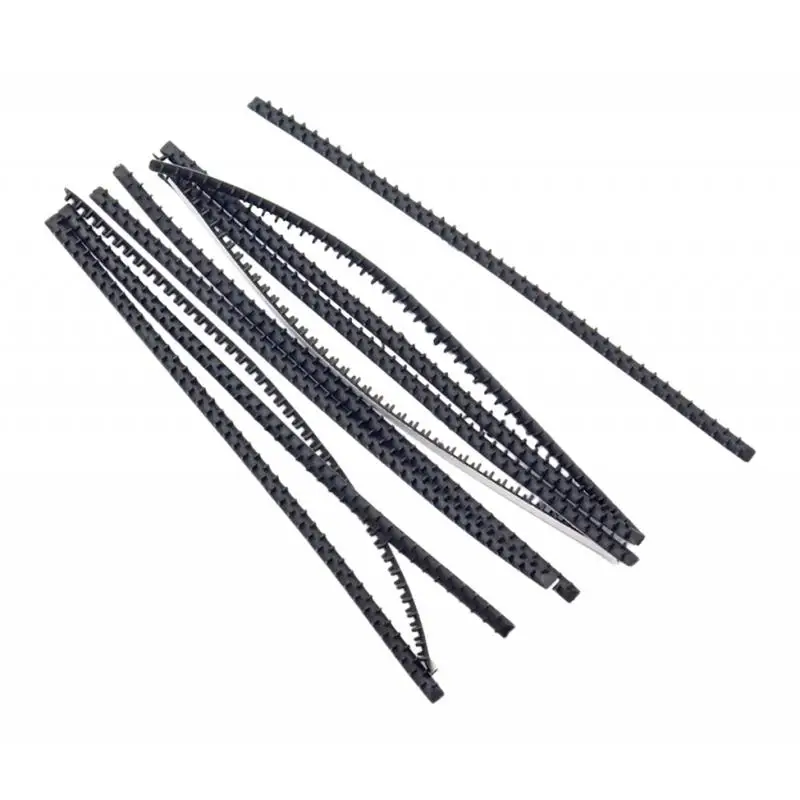 10 Rubber Headband DIY Fittings Hair Hoop Accessory With Teeth For Men Women