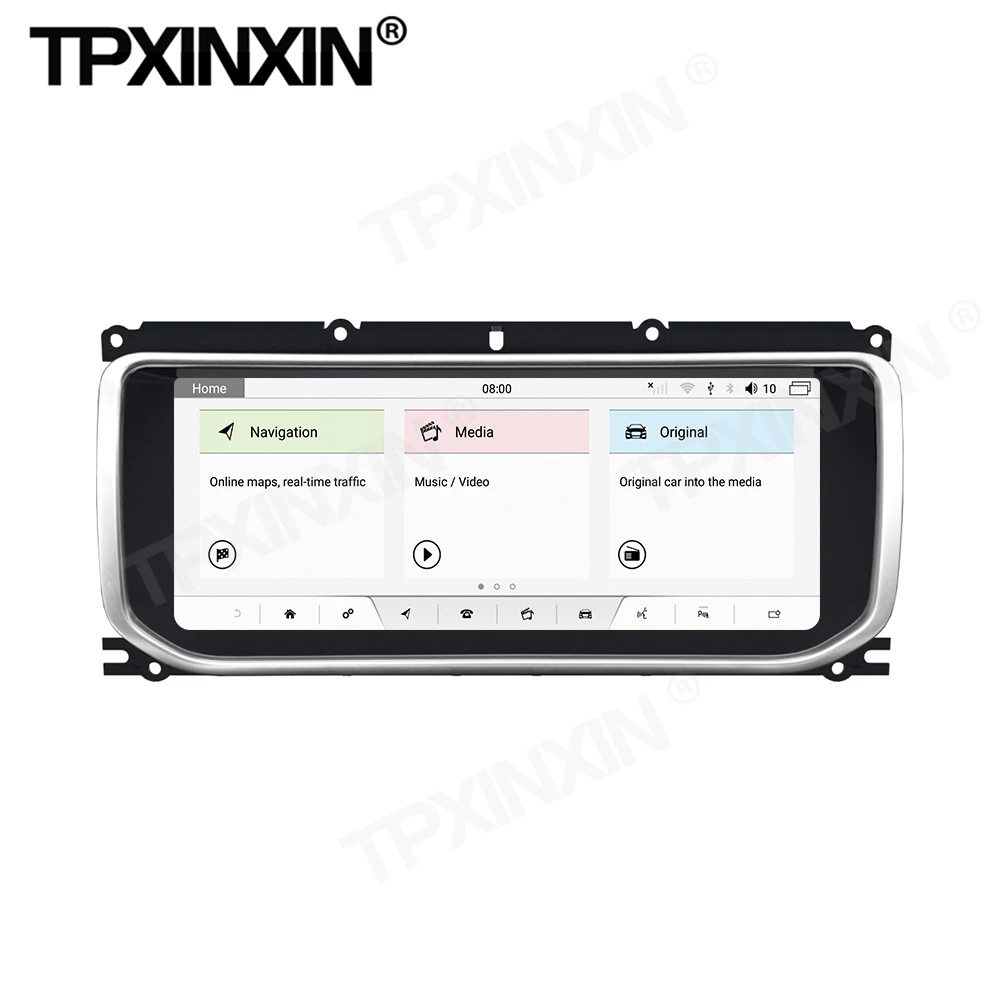 8+64G Carplay Car Radio 2 Din Stereo Receiver Android 10 For Land Rover Range Rover Evoque LRX L538 2011+ GPS Audio BT Head Unit