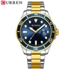 CURREN Fashion Business Mens Wristwatches Green Clock Male Quartz Stainless Steel Watches Reloj Hombre ► Photo 3/6