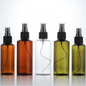 

1pc Brown Green Spray Bottle Pet Transparent Lotion Pure Dew Bottle Empty Plastic Sprayer Bottles Refillable Bottle Container