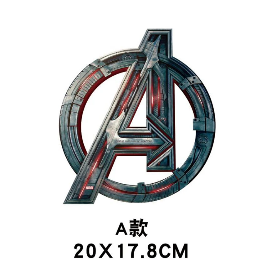 Marvel Мстители Логотип игрушка стикер водонепроницаемый для автомобиля ноутбук багаж гитара электроскутер наклейки игрушки для фанатов подарки - Цвет: 2