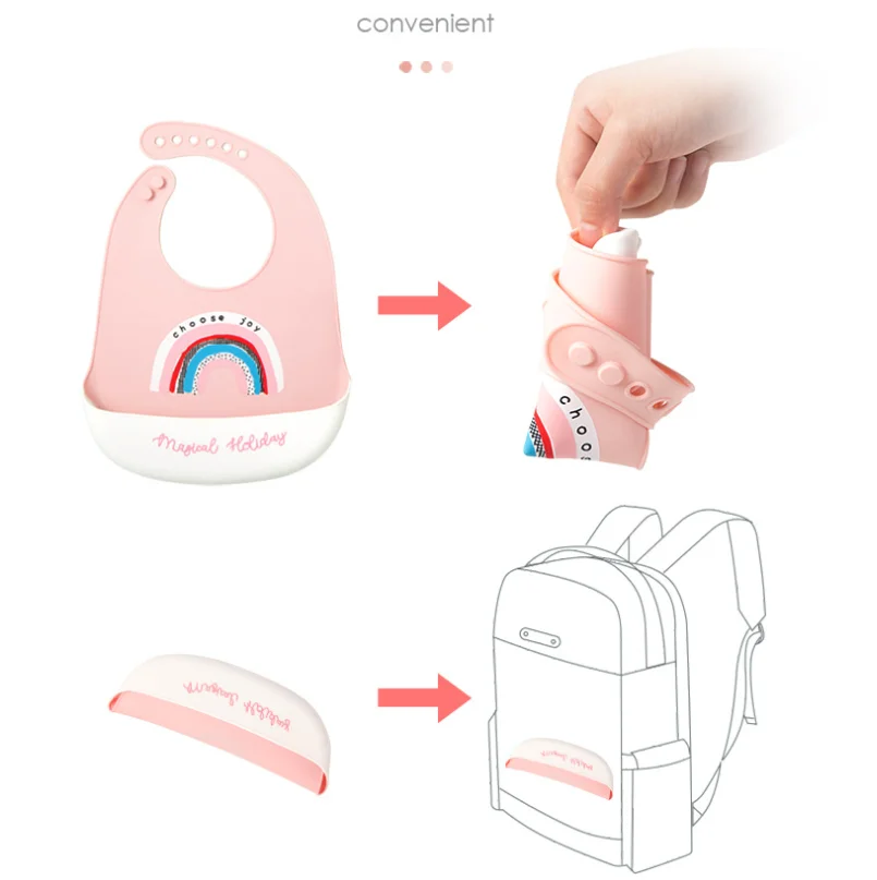 Детские вещи водонепроницаемый силиконовый нагрудник для кормления новорожденных фартуки с рисунком регулируемые детские нагрудники Аксессуары для кормления младенцев